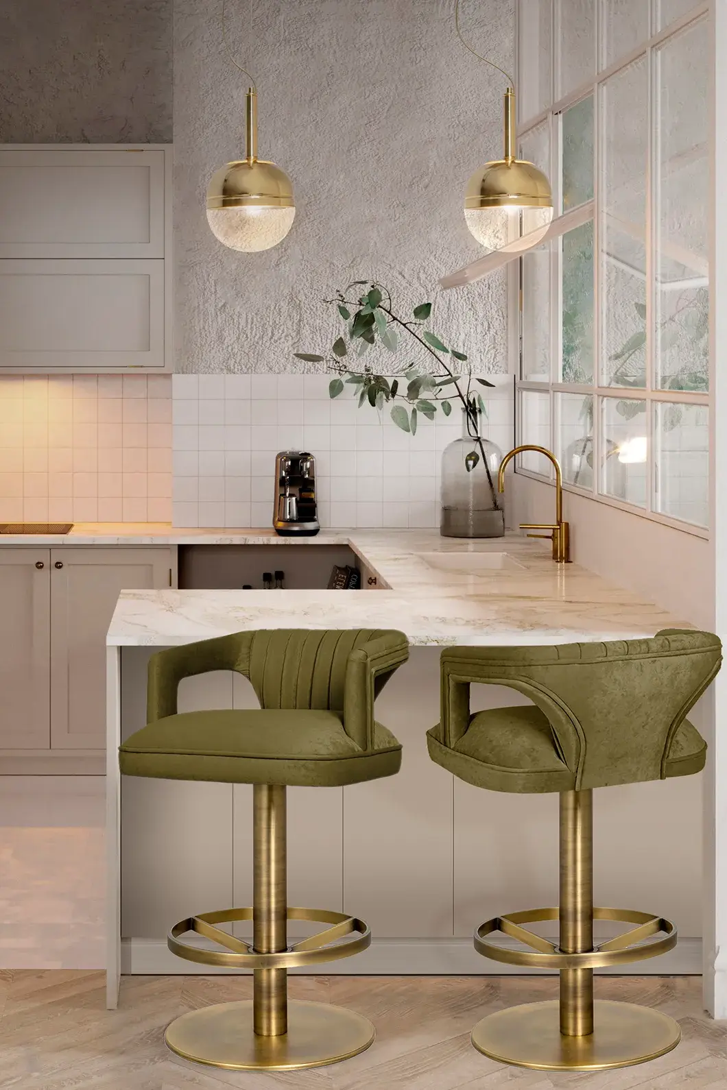 Dune II Rotating Counter Stool