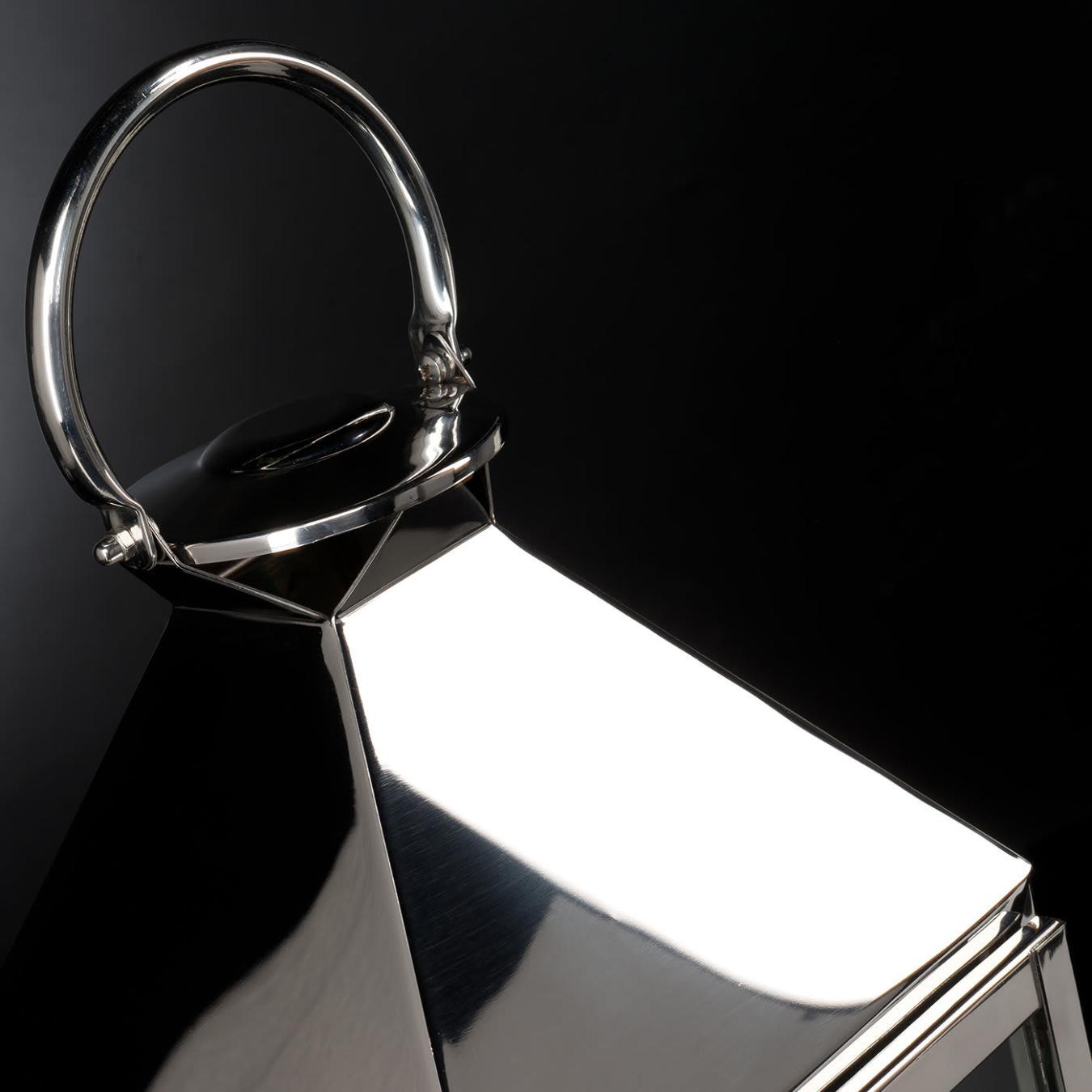 Pyramid Tall Outdoor Lantern