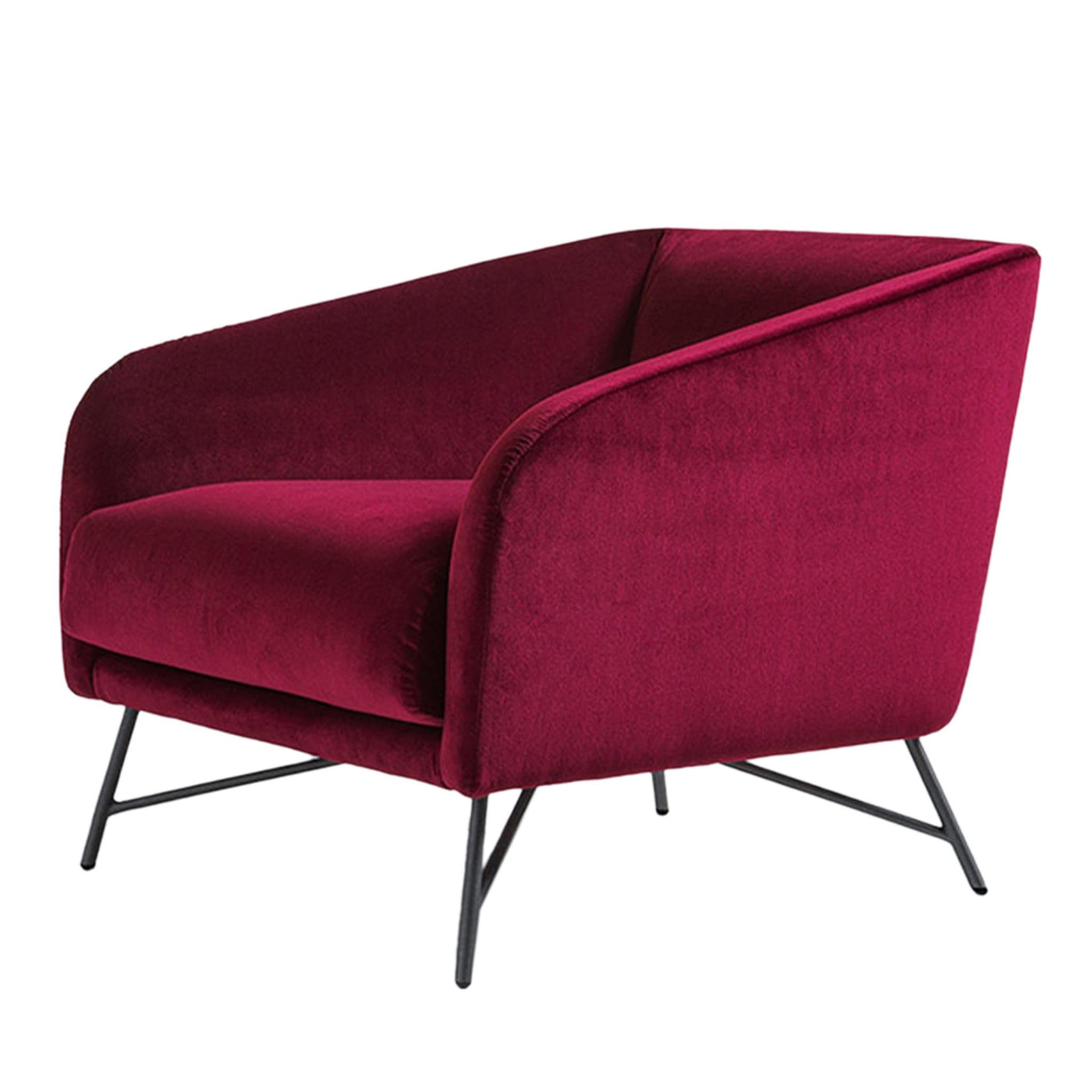 Betty Burgundy Italian Luxury Armchair