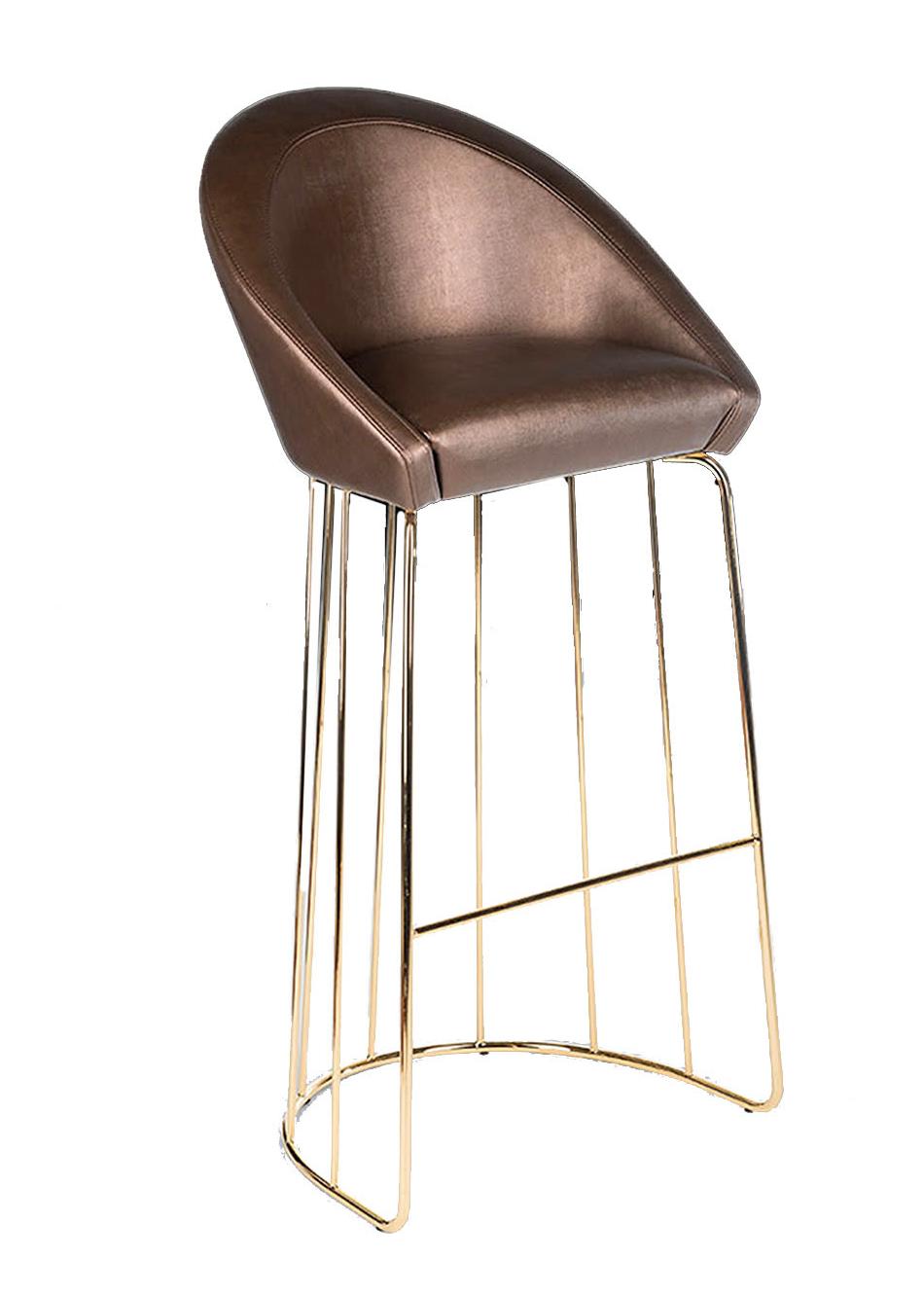 Bay Upholstered Bar Stool