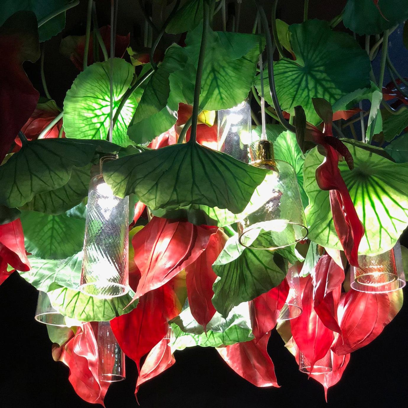 Anthurium Style Chandelier
