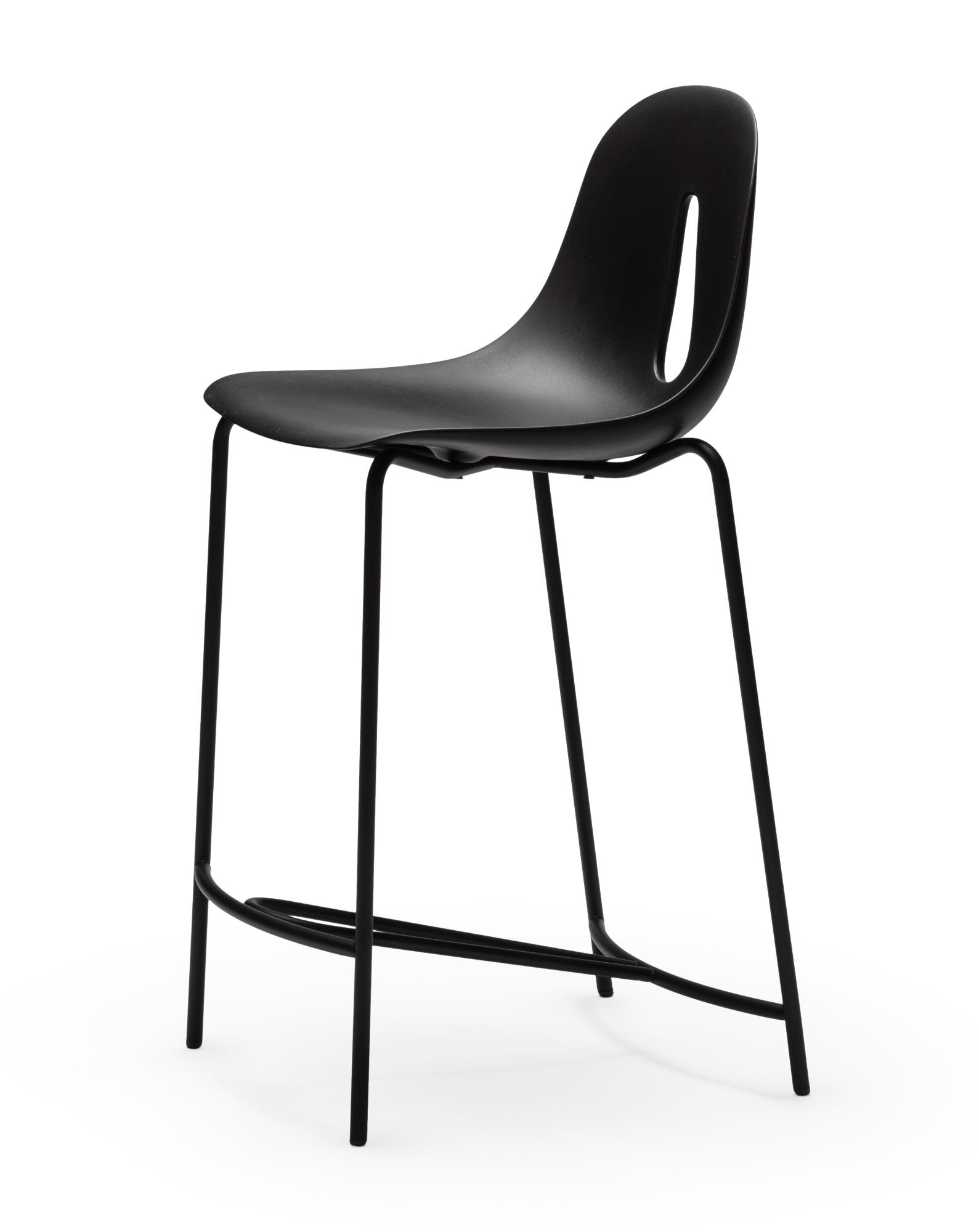 Gotham Black Bar Stool