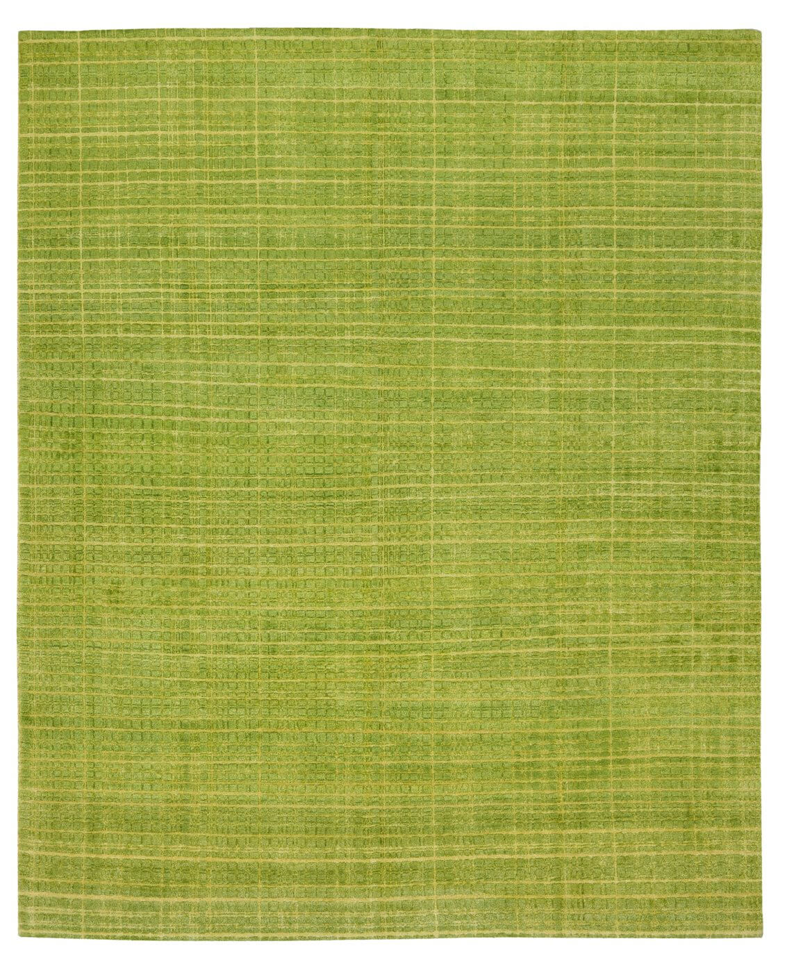 Grid Green Rug
