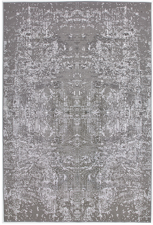 Vintage Turkish Polyester Rug ☞ Size: 240 x 340 cm