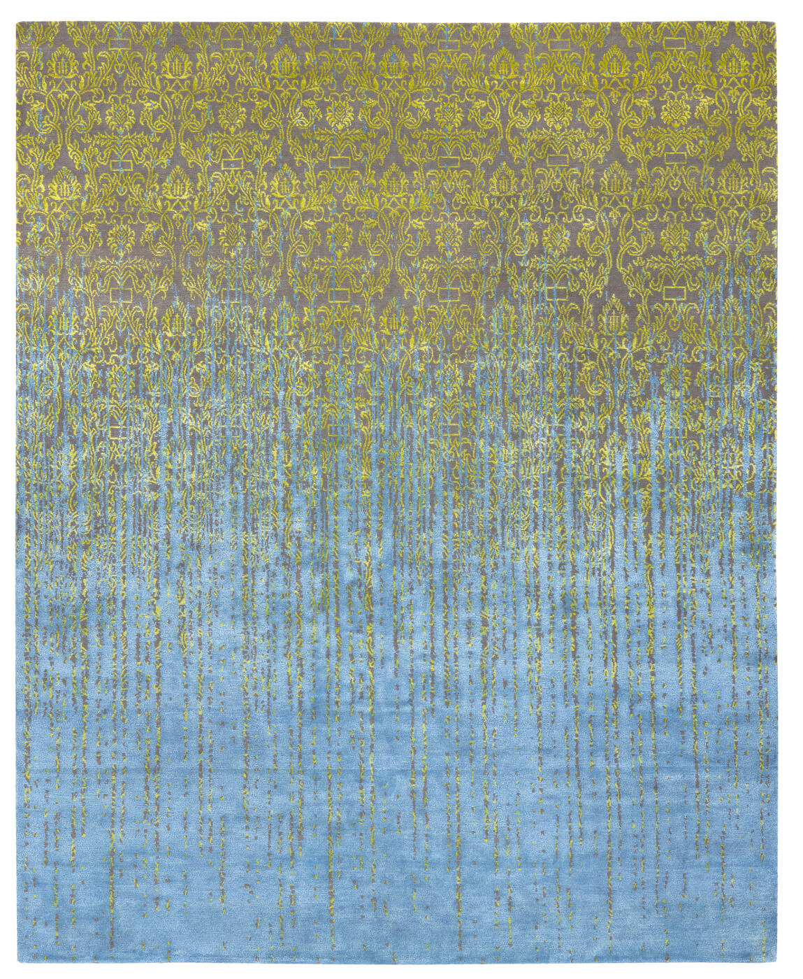 Roma Vendetta Yellow Blue Rug