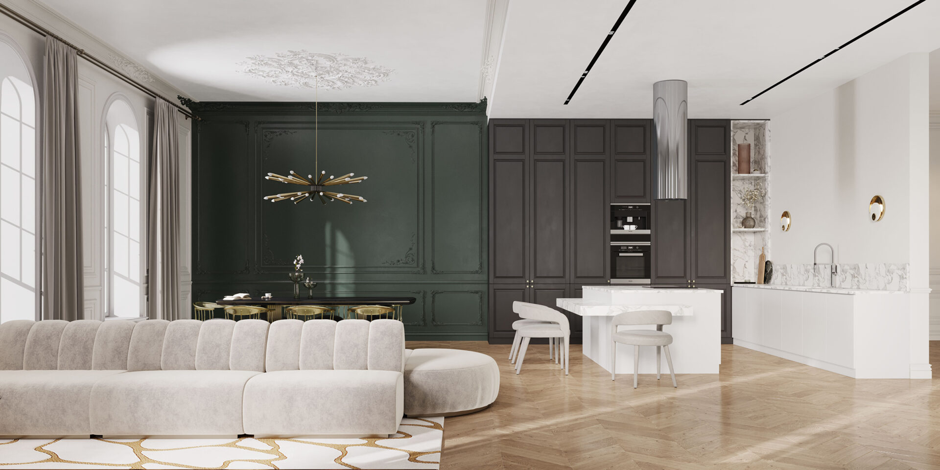 Opulent Suspension Lamp - 5