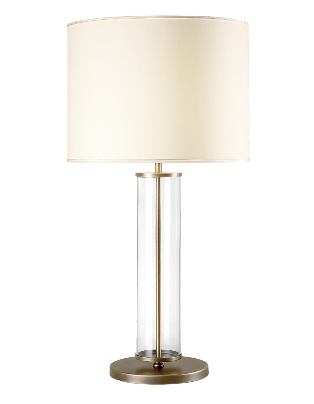 Burnished Metal Table Lamp