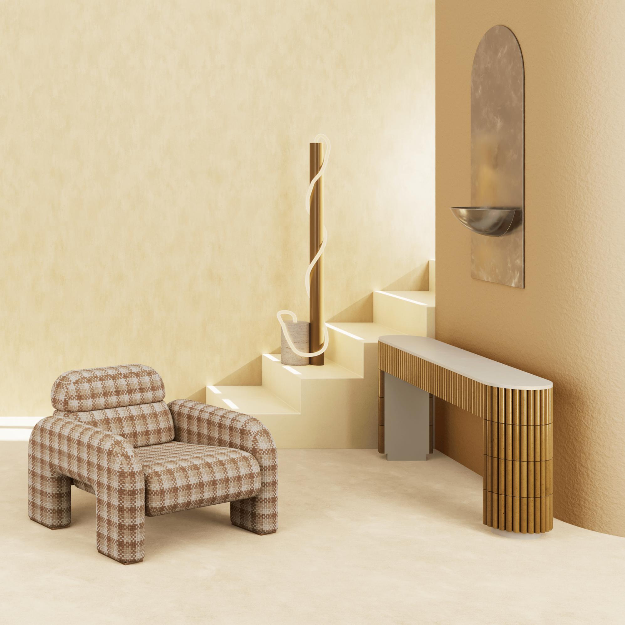 Vertigo Rounded Armchair - 1