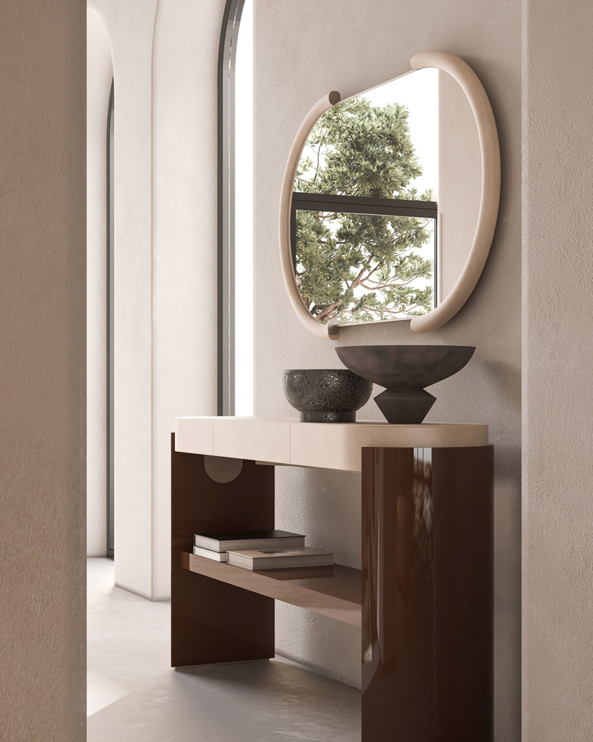Gaston Luxe Oval Mirror