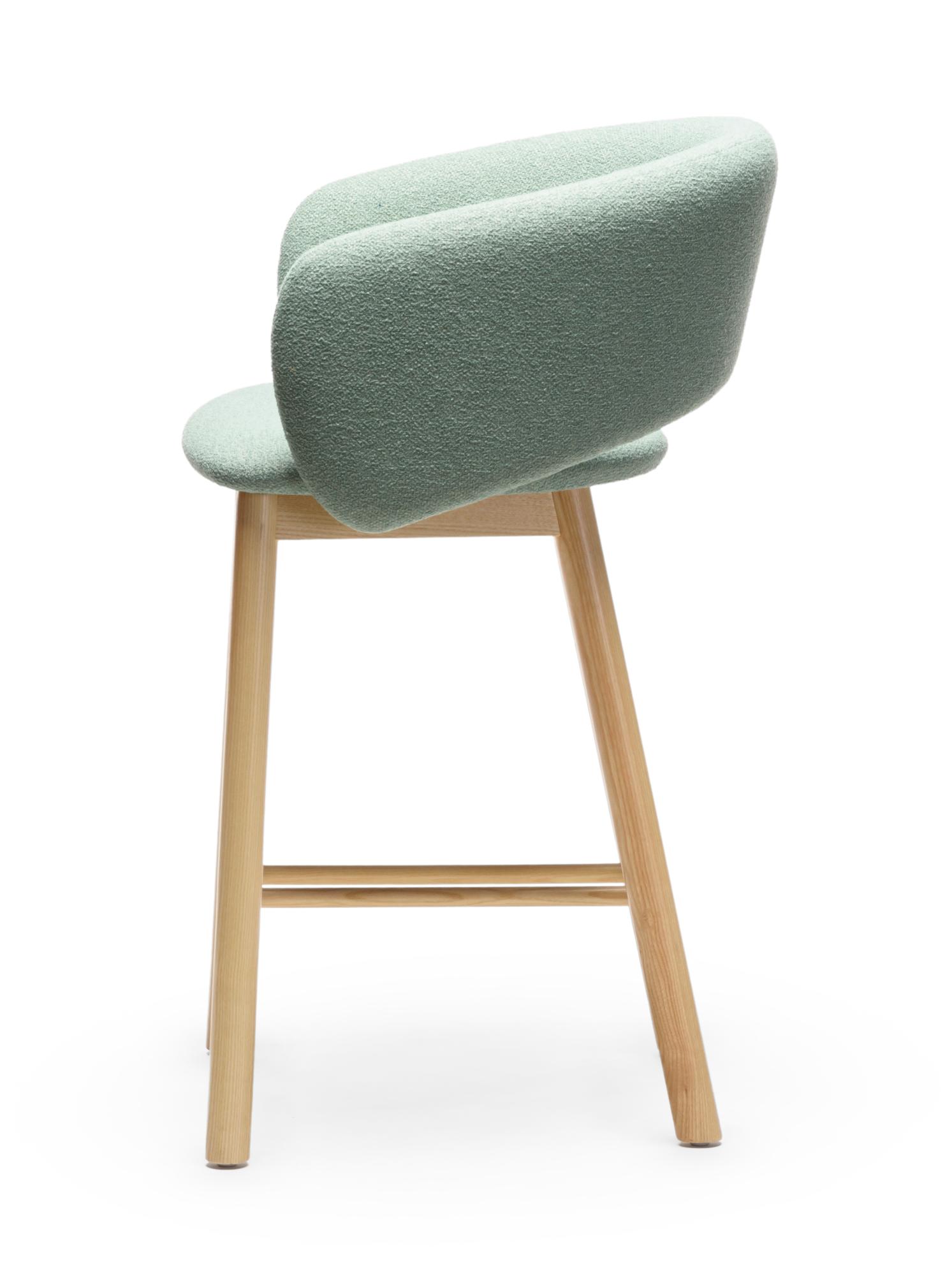 Bel Light Green Bar Stool