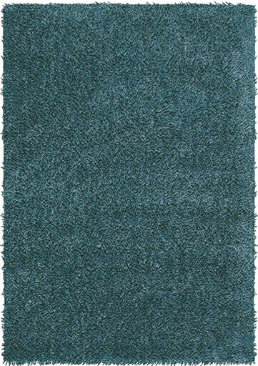 Wool Felt Brown Blue Shag Rug Steel 78908