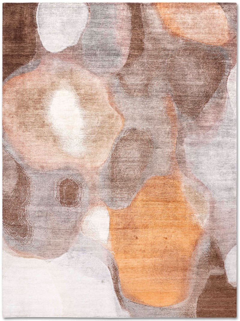 Copper Mauve Handmade Luxury Rug