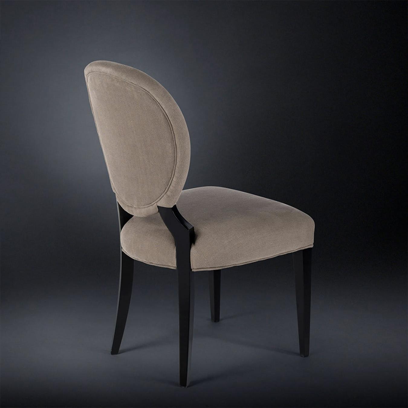 Sophia Dining Chair in Grey Upholstery