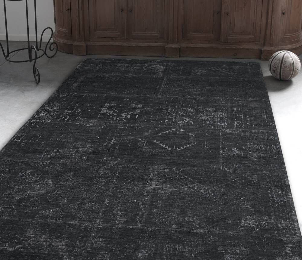Vintage Patchwork Rug Antlantic Deep | Size: 230 x 330 cm