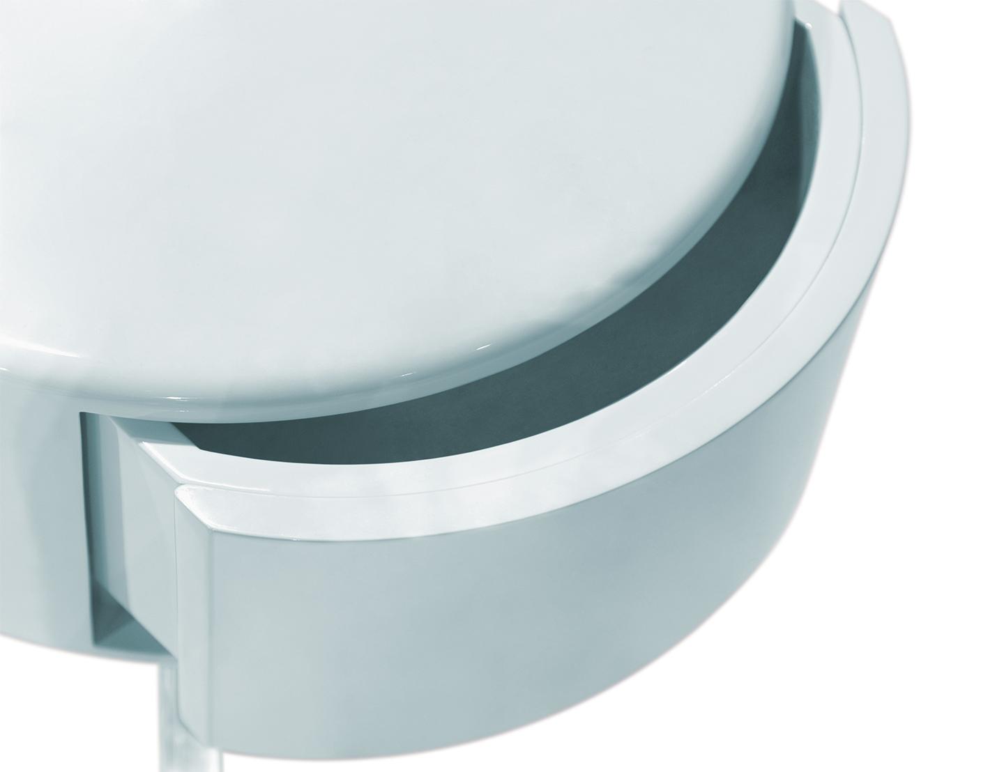Nimbus Blue Bedside Table