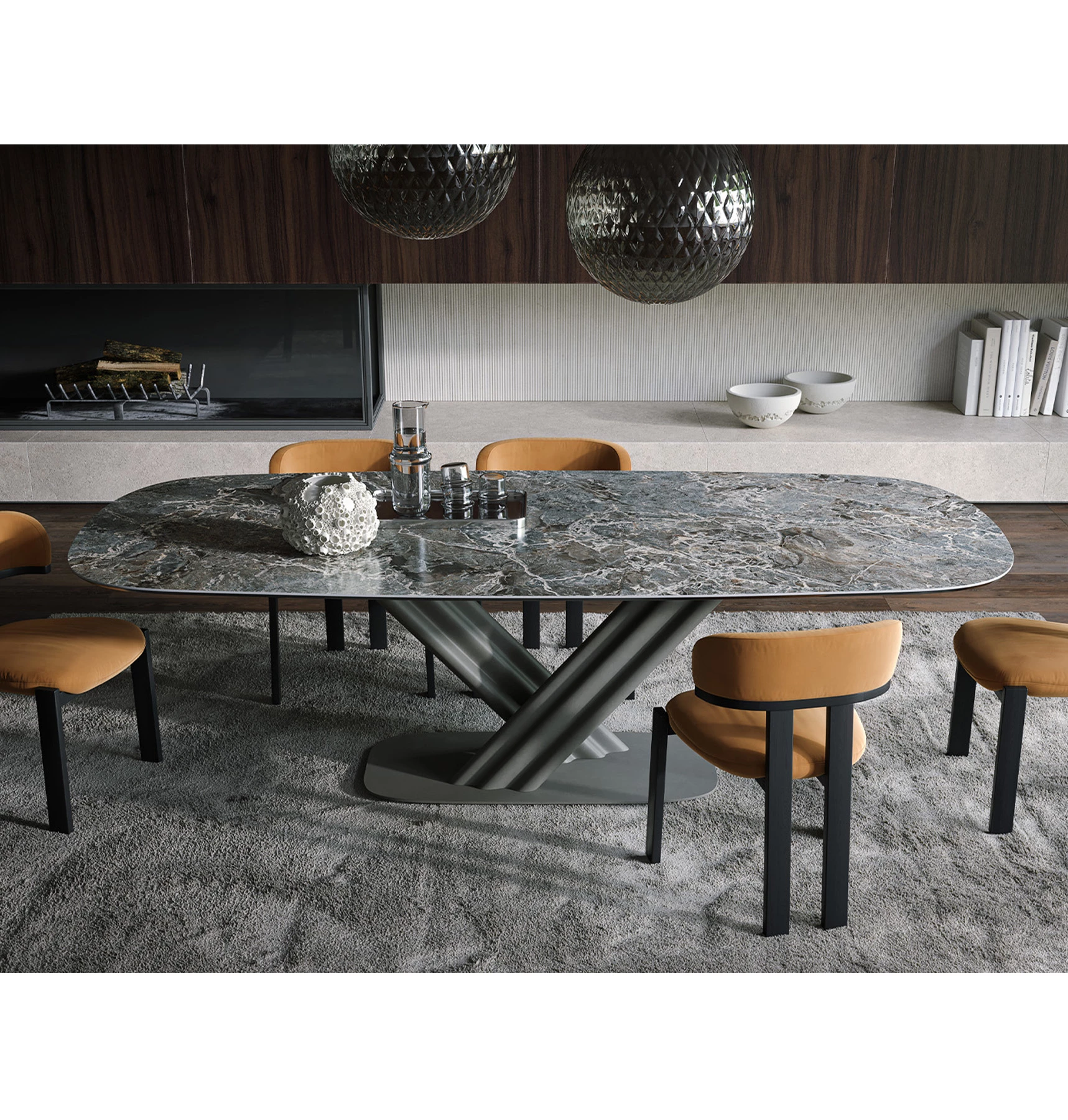 Sipario Contemporary Dining Table