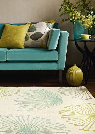 Sanderson Dandelion Duck Egg Rug | Size: 140 x 200 cm