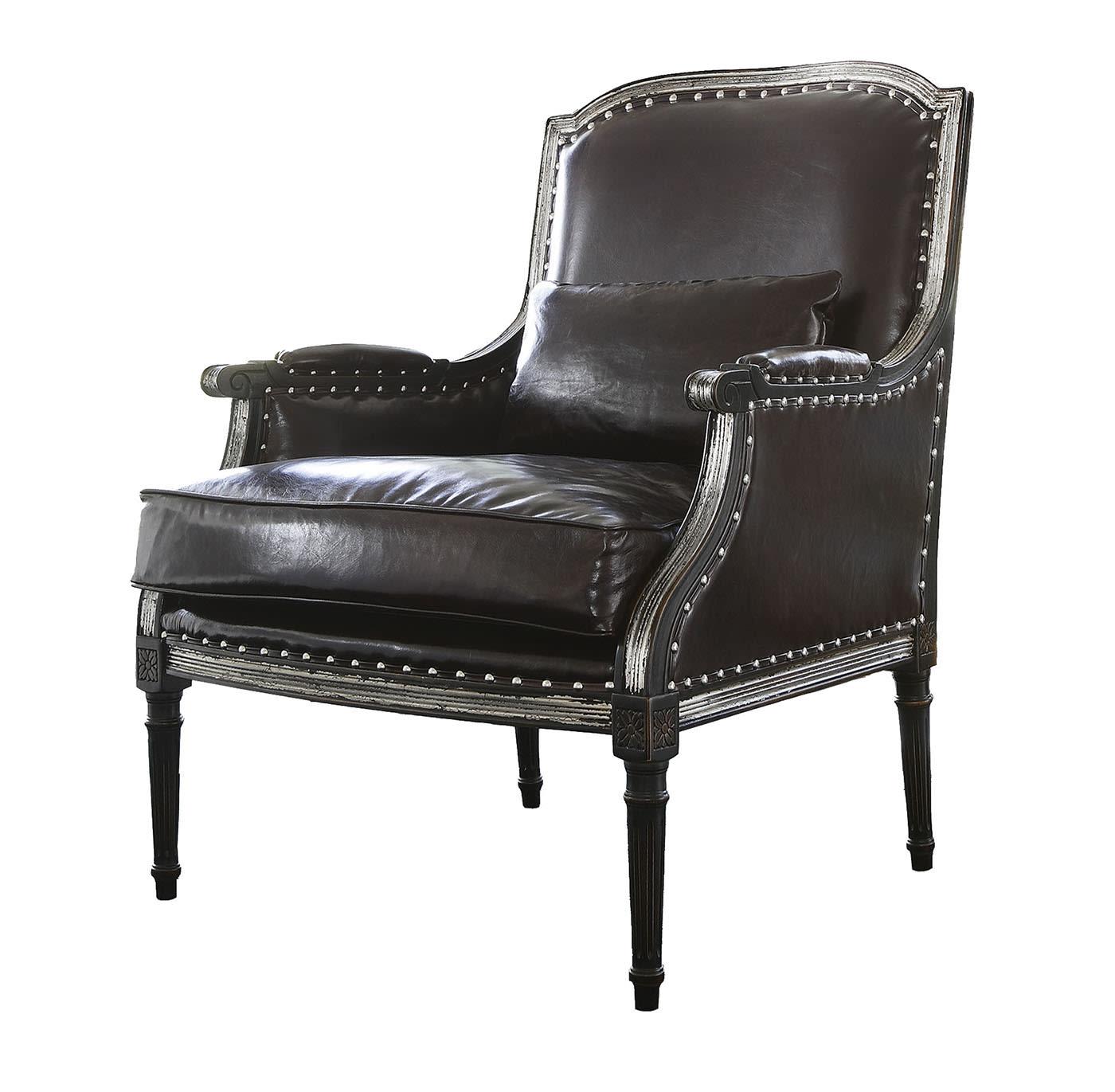 Black Leather Armchair