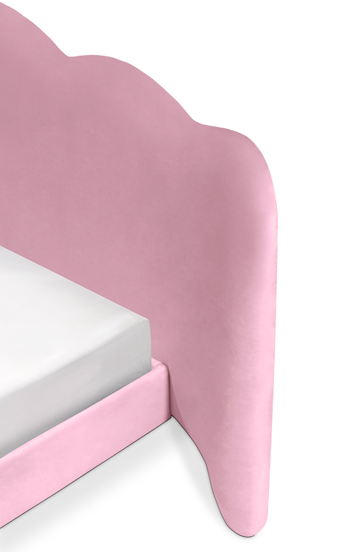 Fluffy Sky Pink Bed