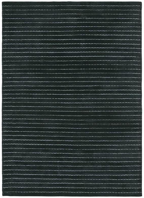 Striped Wool / Viscose Rug