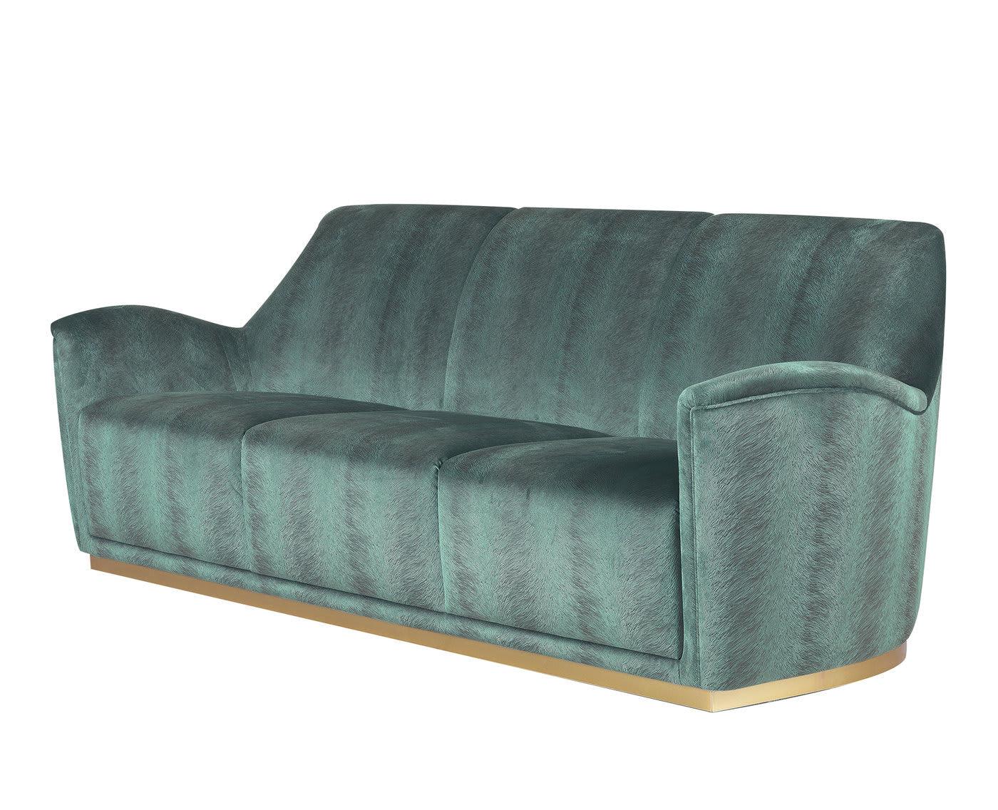 Jacob Teal 3-Seater Sofa