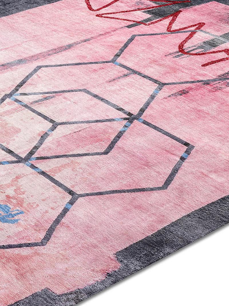 Always Pink Hand-Woven Rug