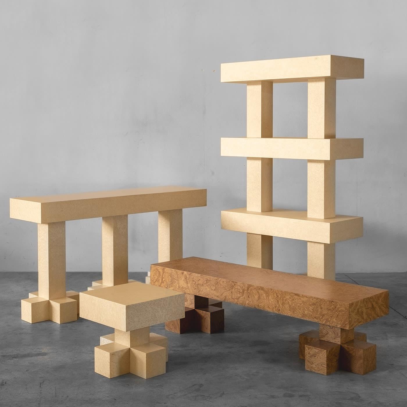 Refined Wooden Bench
