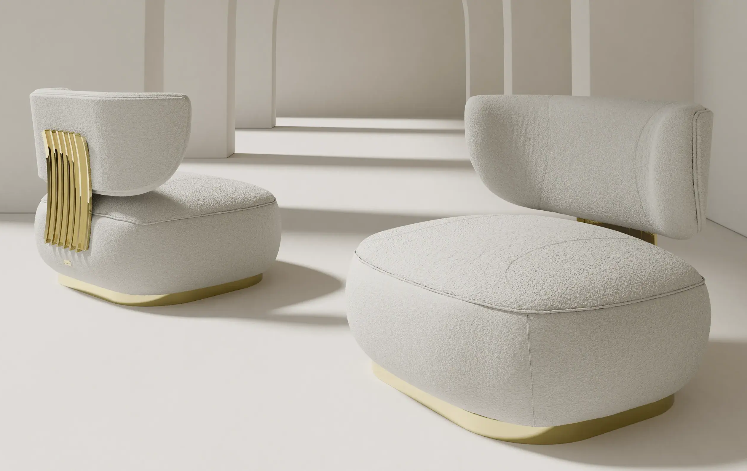 Grid Single Sofa