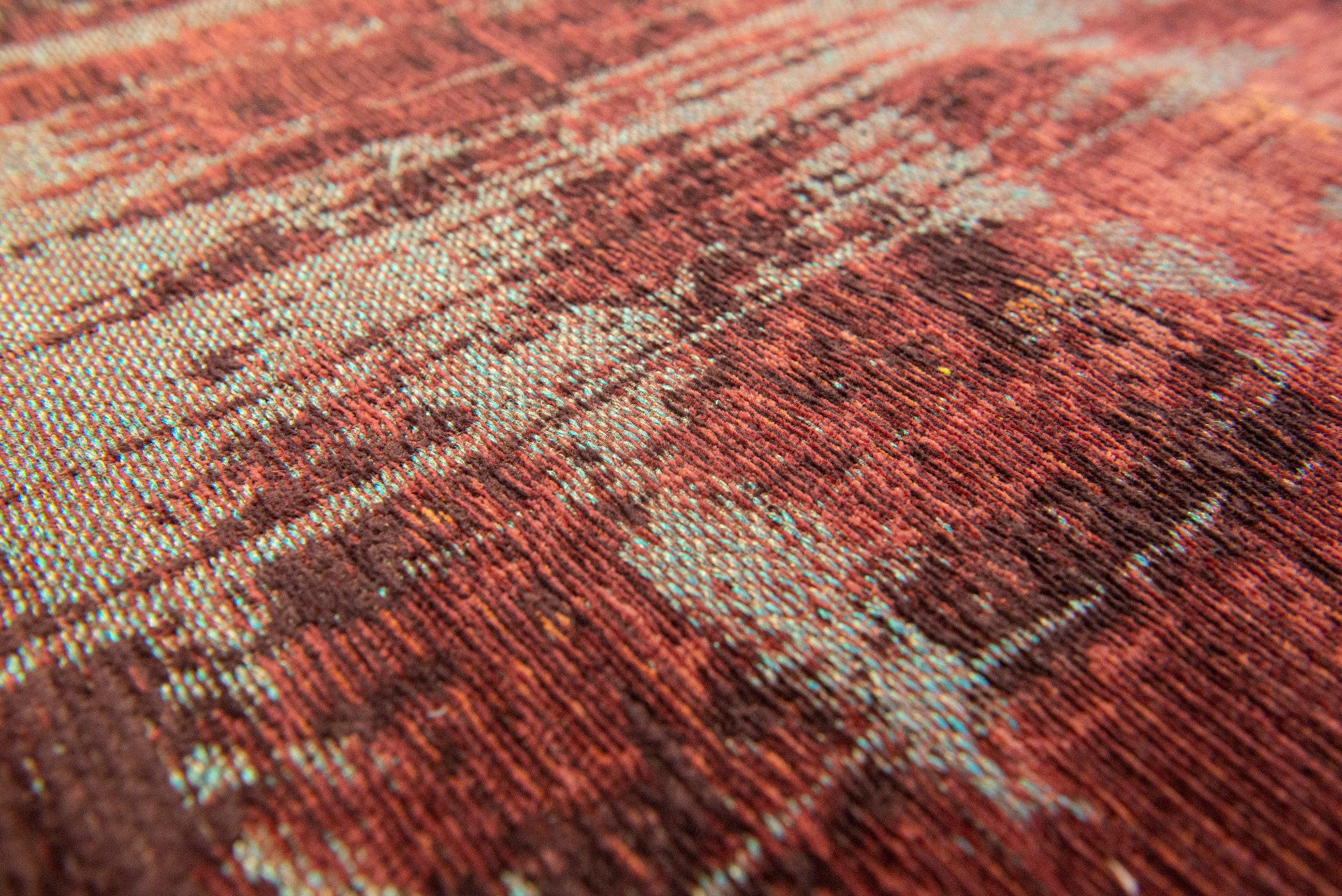 Nassau Red 9125 Round Rug
