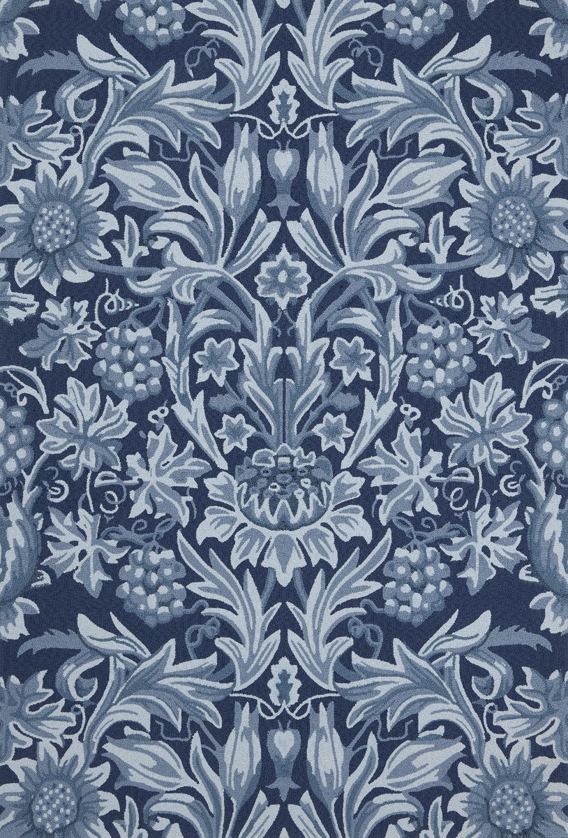 Sunflower Webb's Blue outdoor 427907 Rug