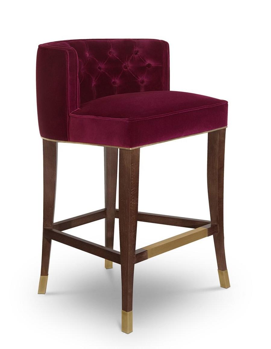 Prime Red Counter Stool