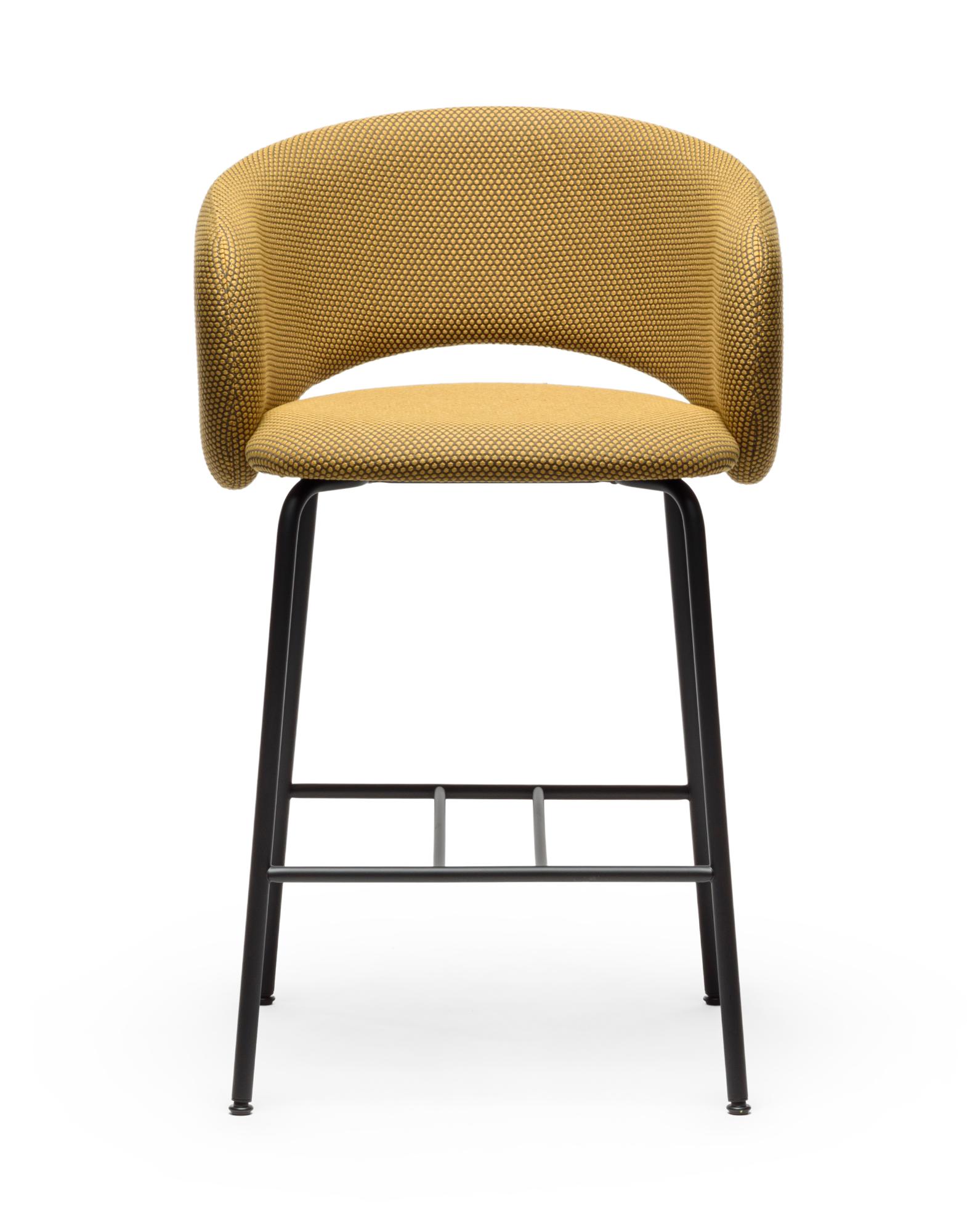 Bel Yellow Bar Stool