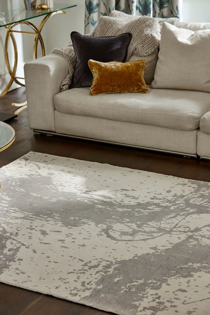 Enigmatic Pewter Awakening Rug