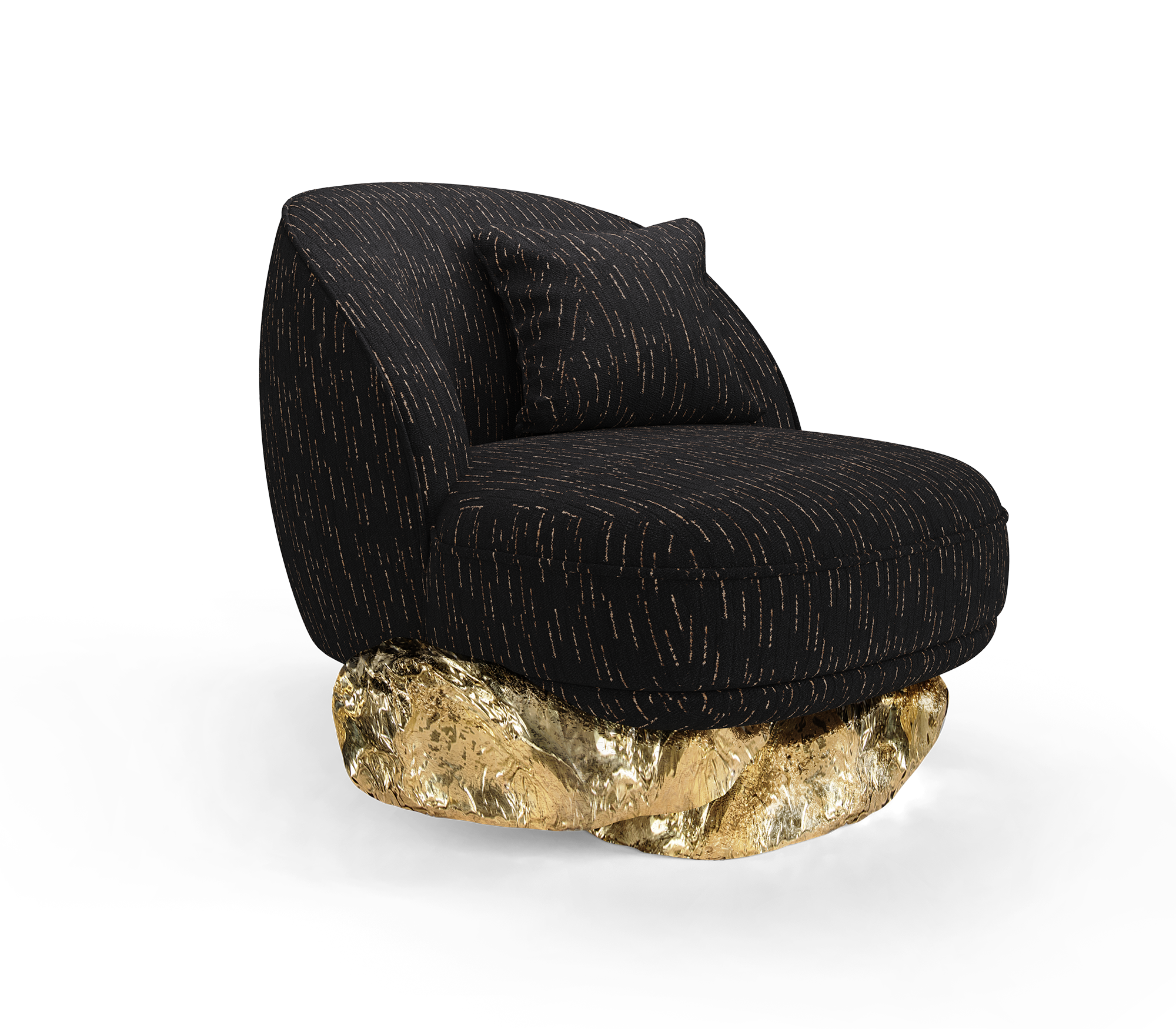 Black Luxe Armchair