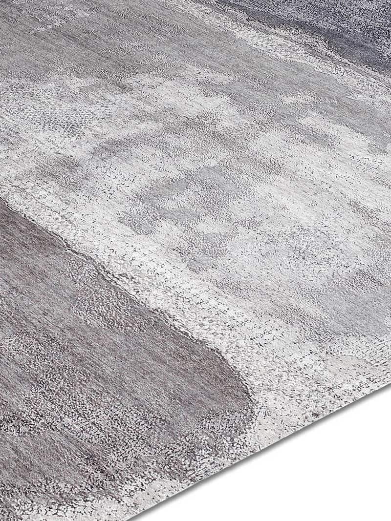 Universal Rugs White And Grey Hand Woven Rug