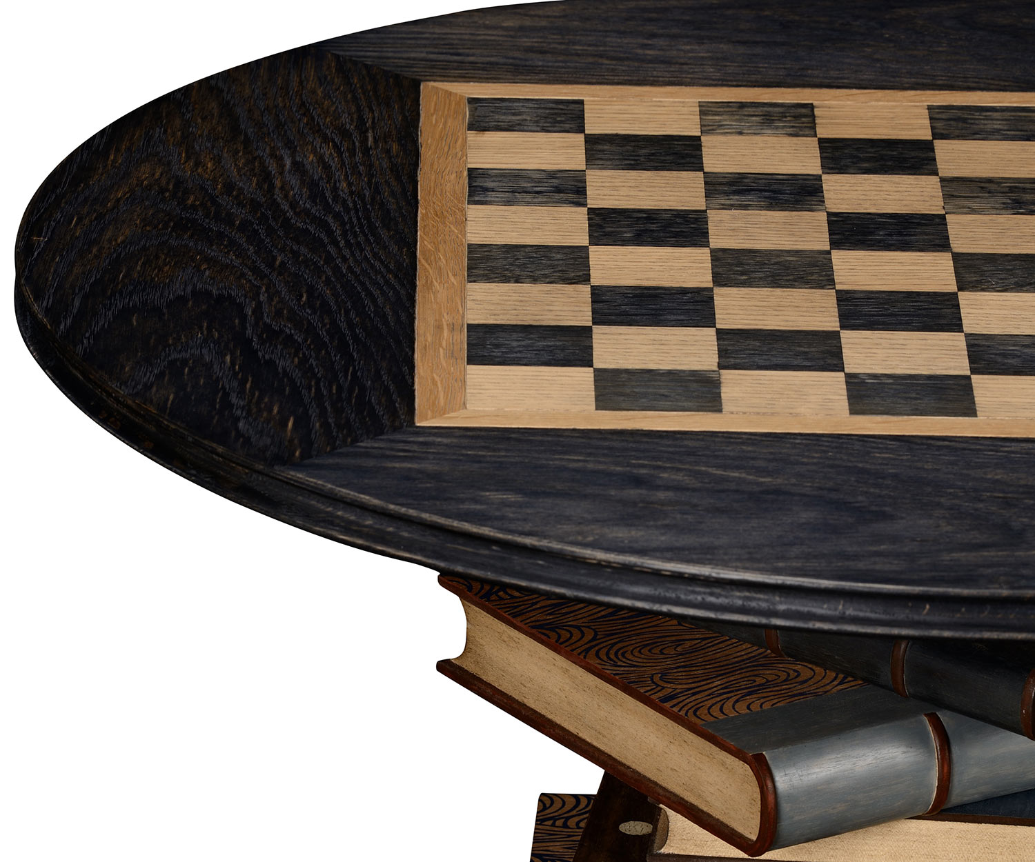 Tenbury Games Table Navy Oak