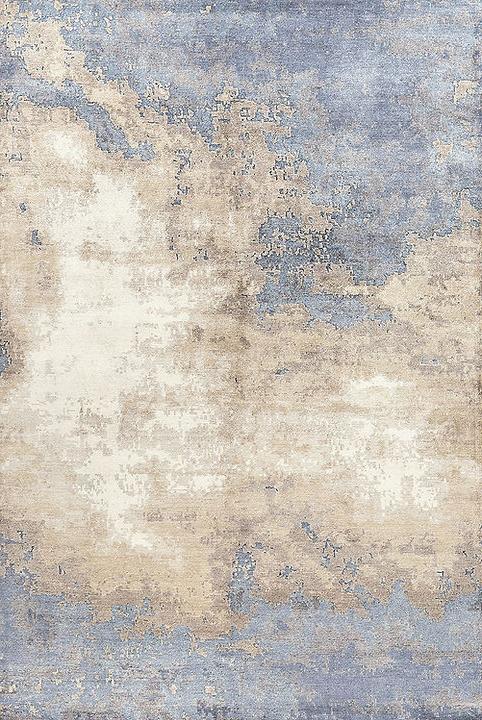 Hand-Knotted Abstract Rug