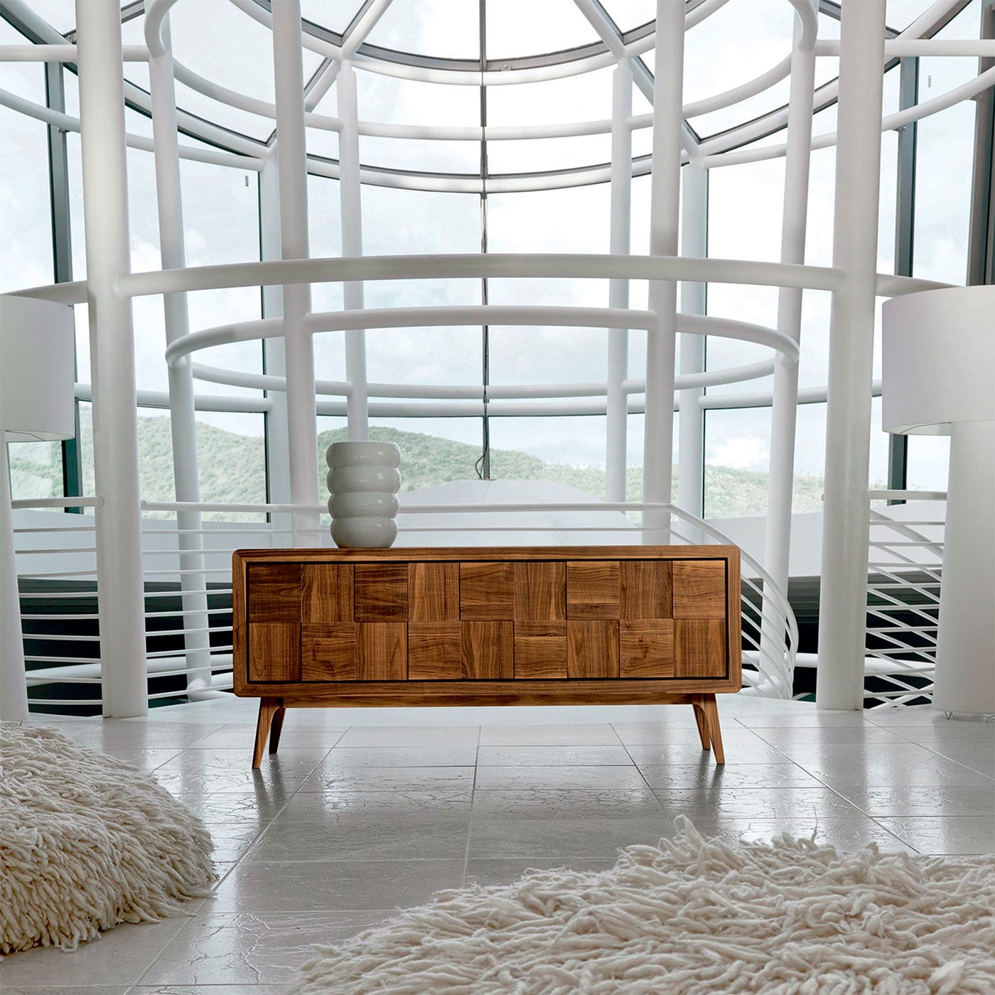 Artes Squared Handcrafted Brown Sideboard