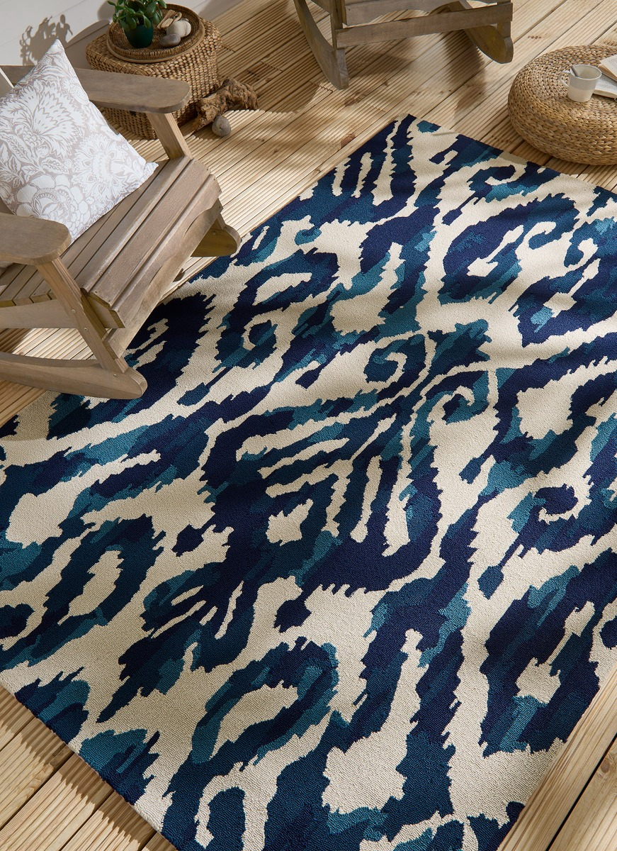 Kasuri Indigo outdoor 446208 Rug