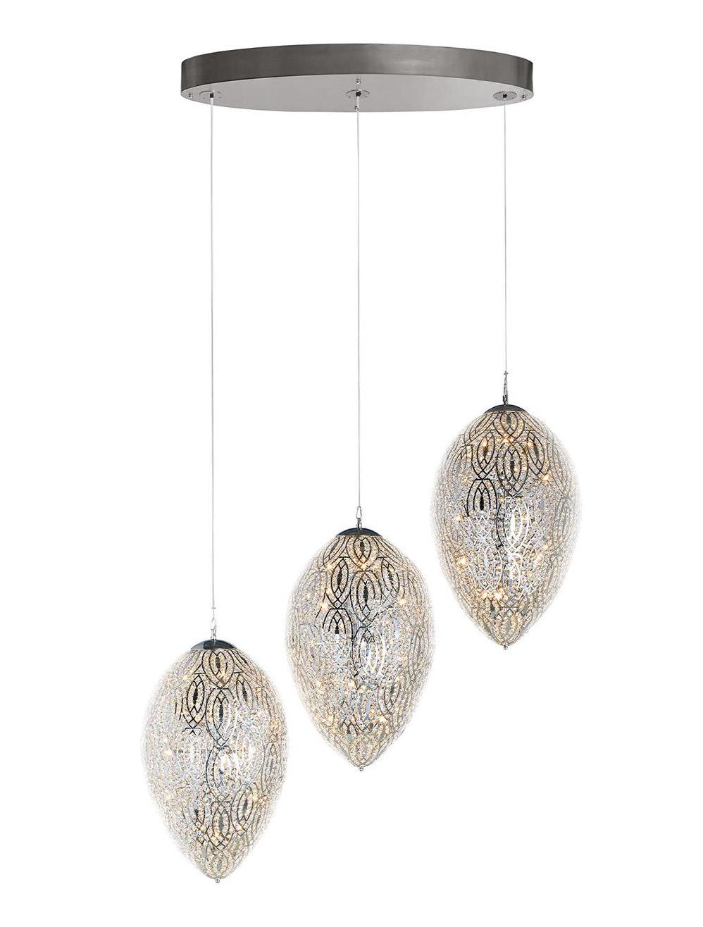 Arabesque Egg Designer Chandelier