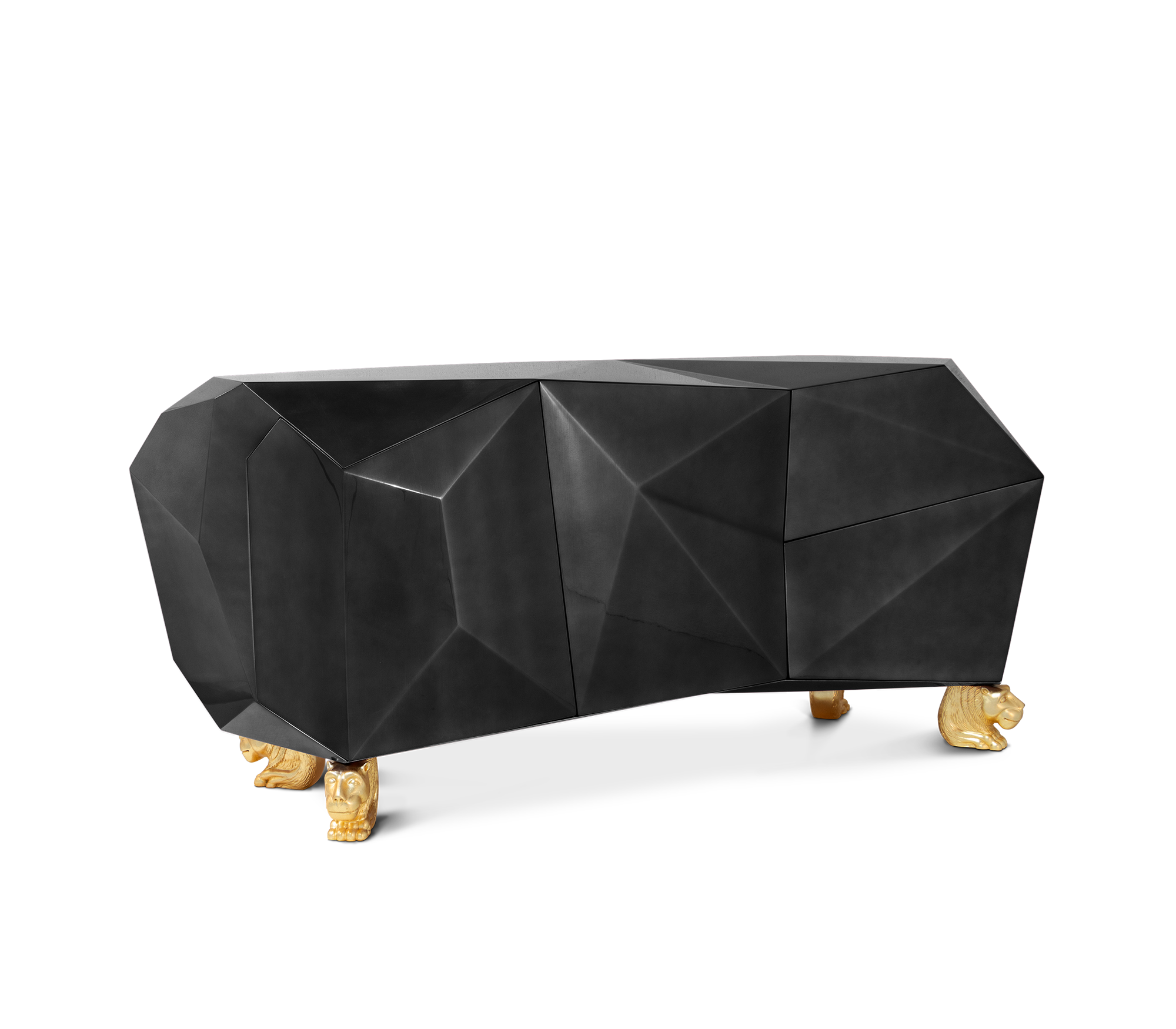 Prism Black Designer Sideboard