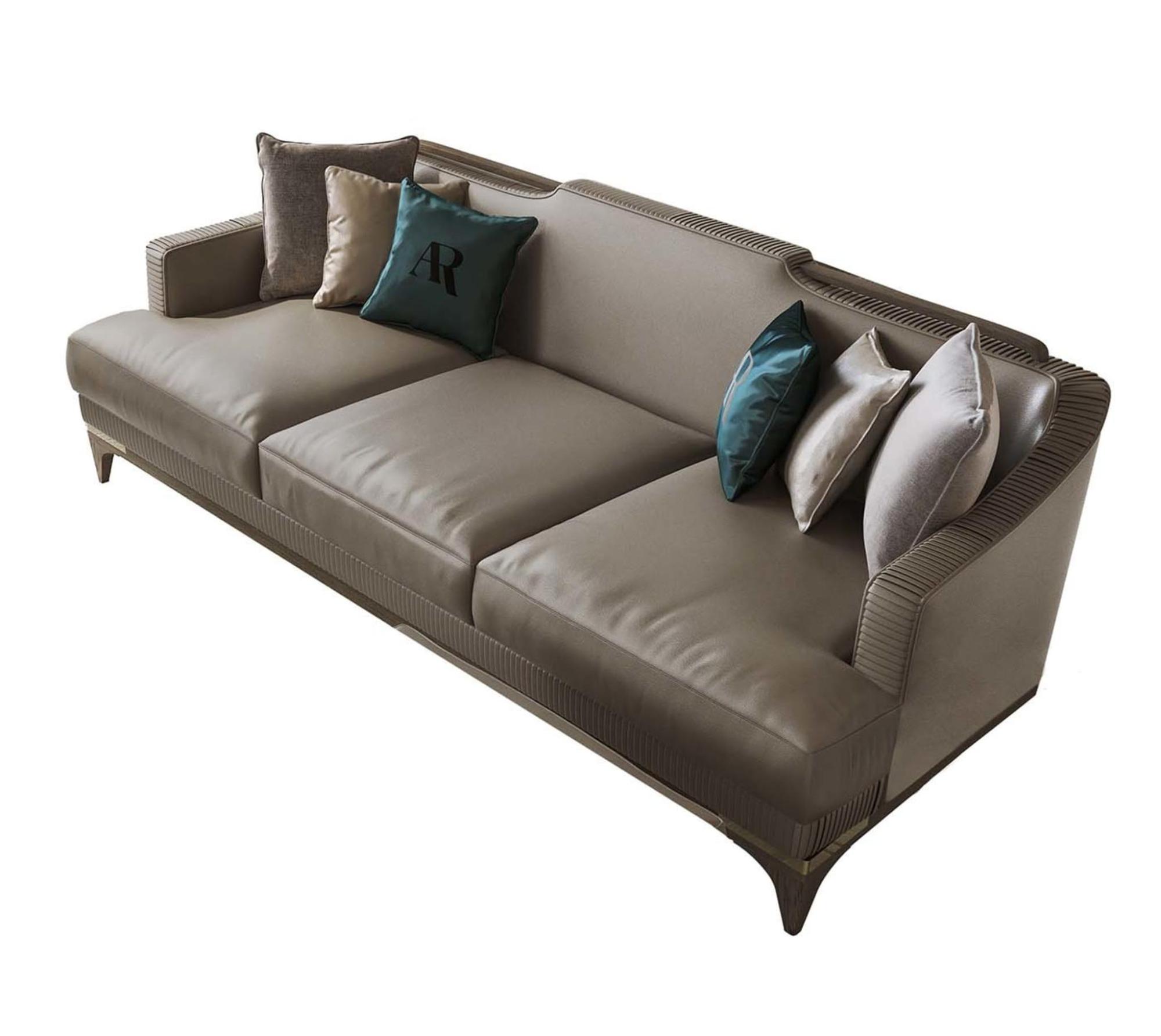 Opulent Three-Seater Sofa