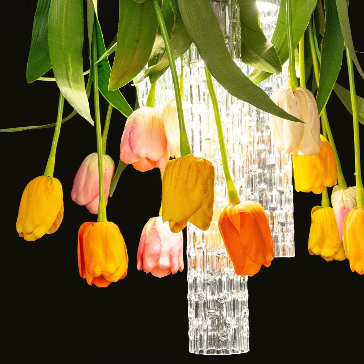 Tulip Small Round Chandelier
