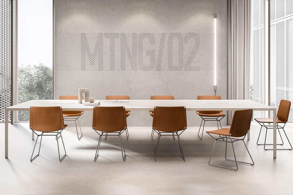 Tense Table | Colour: White Solid Surface X035