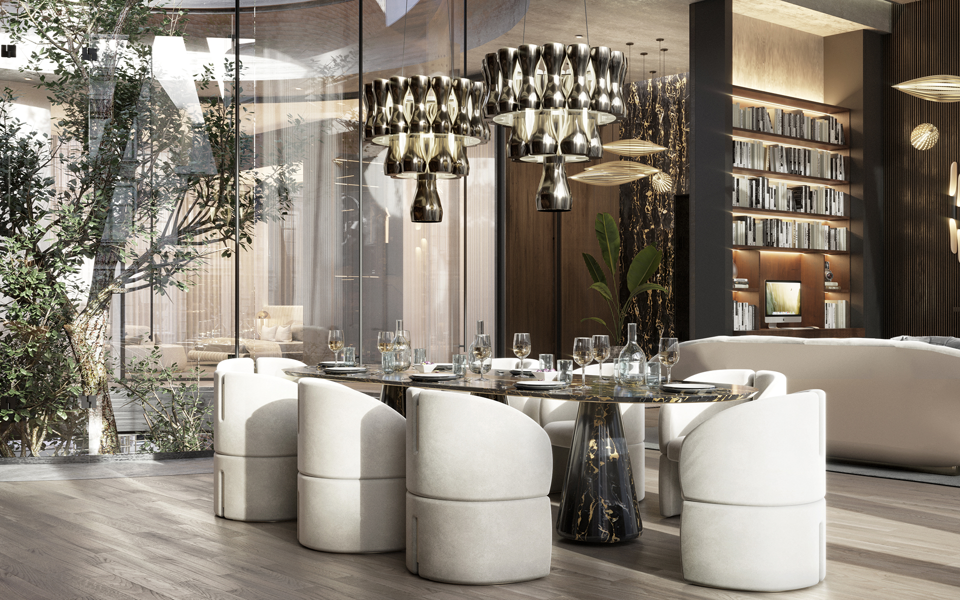 Tiara Chandelier Suspension Lamp - 4