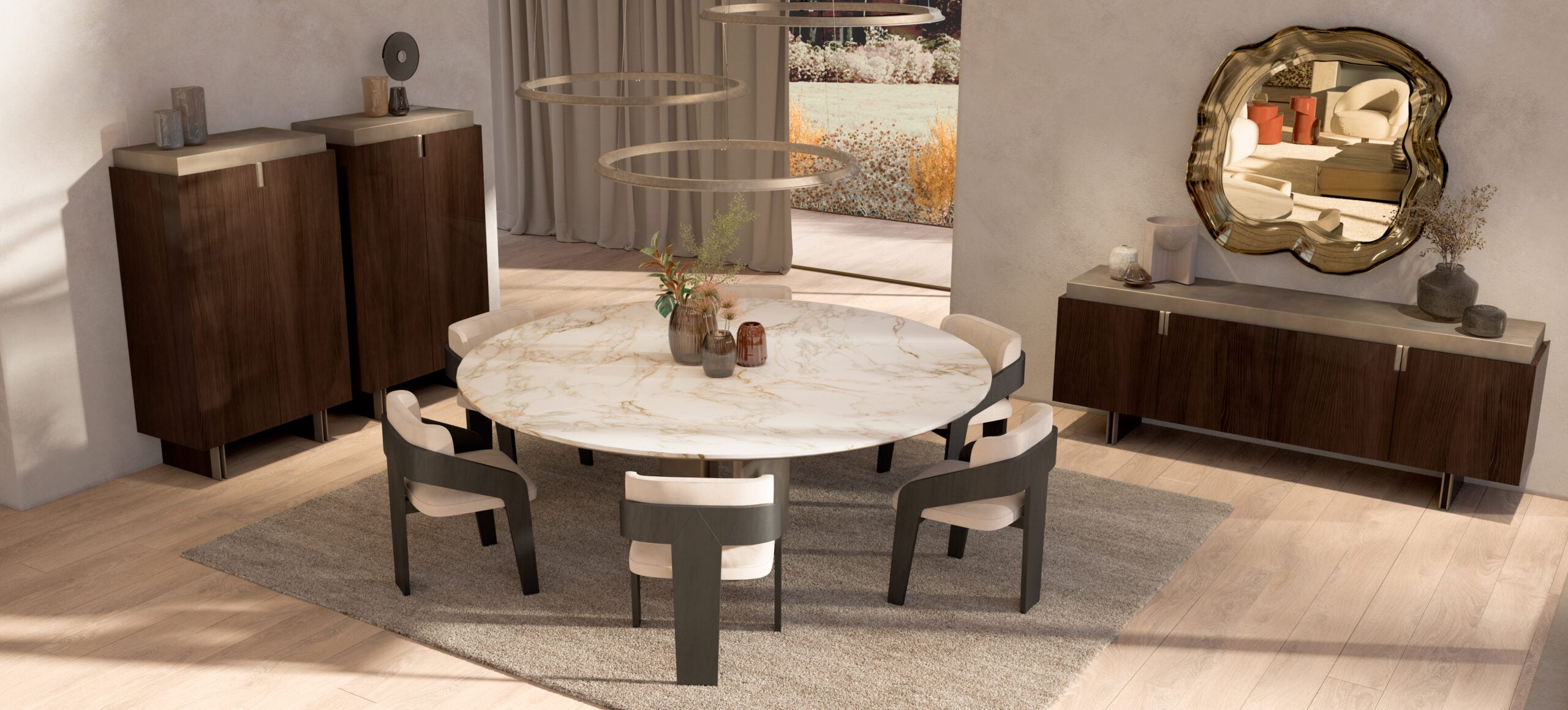 Round Dining Table
