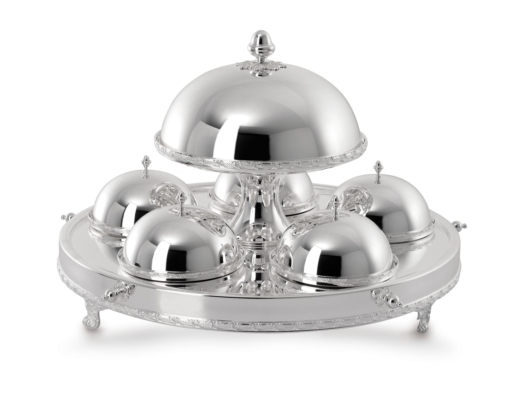 Royal Silver Afternoon Tea Service Set