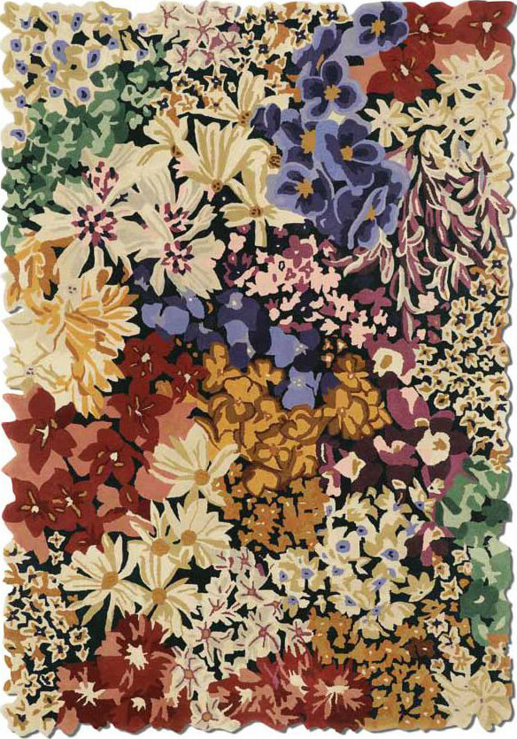 Bright Colorful Floral Rug Launda | Size: 170 x 240 cm