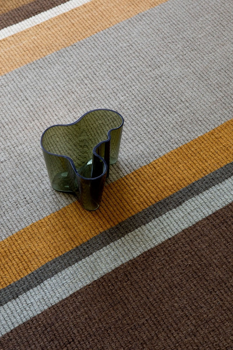 Artisan Stack Ochre Flatwoven Rug ☞ Size: 200 x 280 cm