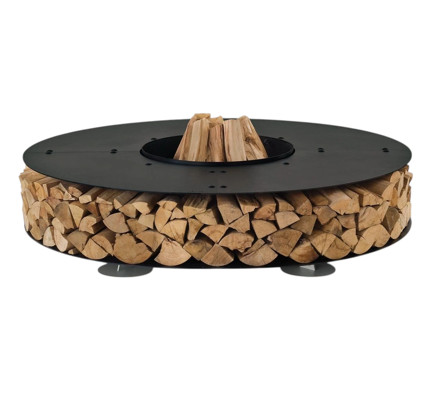 Zero Steel Black Fire Pit